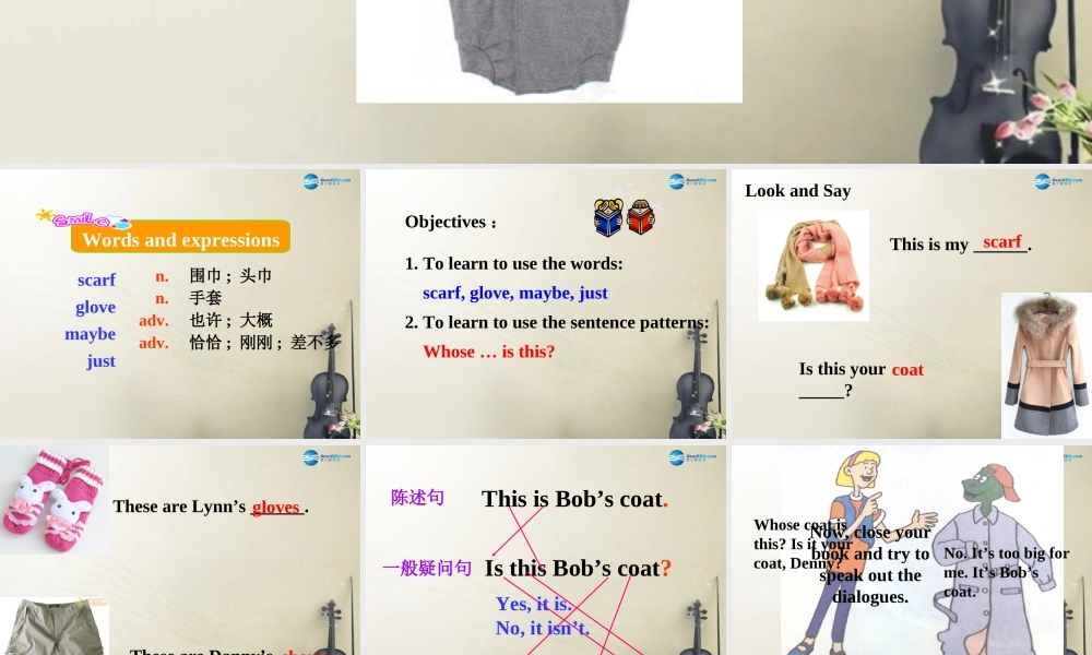 冀教初中英语七上《Lesson 9 Whose Coat Is This》PPT课件 (3).ppt
