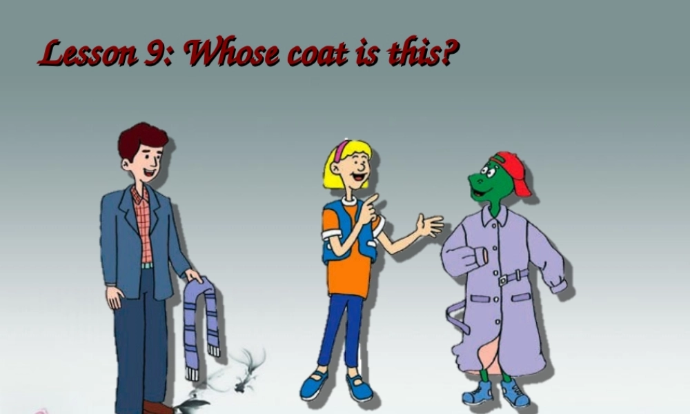 冀教初中英语七上《Lesson 9 Whose Coat Is This》PPT课件 (1).ppt