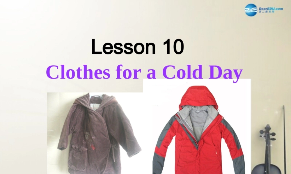 冀教初中英语七上《Lesson 10 Clothes for aa Cold Day》PPT课件 (3).ppt