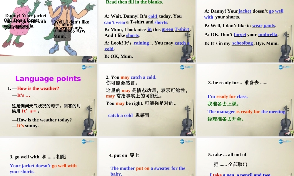 冀教初中英语七上《Lesson 10 Clothes for aa Cold Day》PPT课件 (3).ppt