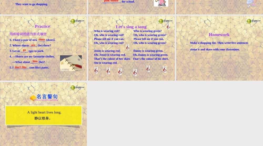 冀教初中英语七上《Lesson 12 Let's Go Shopping!》PPT课件 (2).ppt