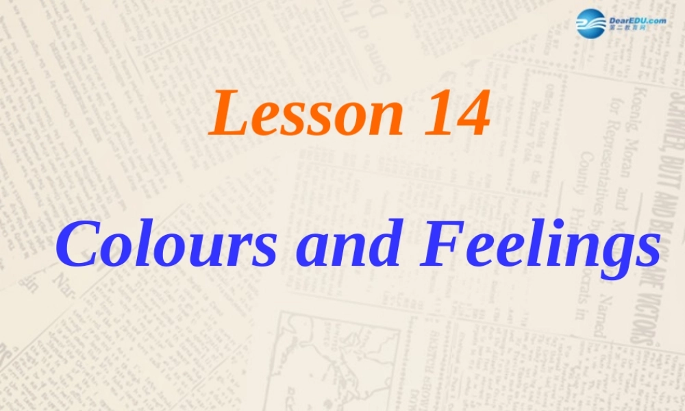 冀教初中英语七上《Lesson 14 Colours and Feelings》PPT课件 (4).ppt