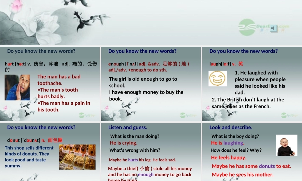 冀教初中英语七上《Lesson 16 Happy or Sad》PPT课件 (2).ppt