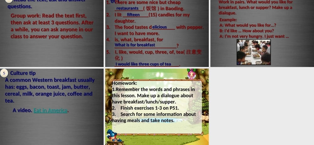 冀教初中英语七上《Lesson 19 Time for Breakfast!》PPT课件 (3).ppt