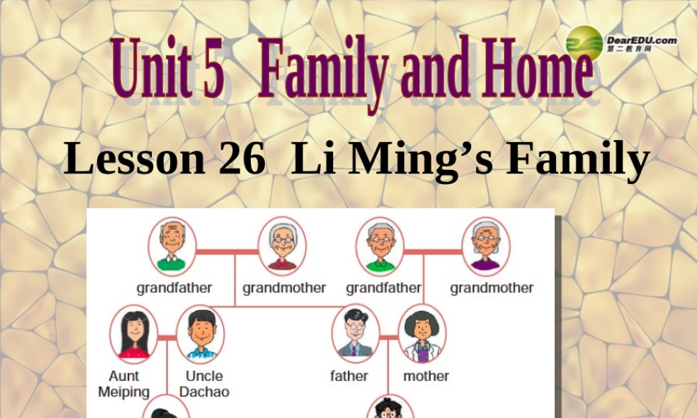 冀教初中英语七上《Lesson 26 Li Ming's Family》PPT课件 (2).ppt