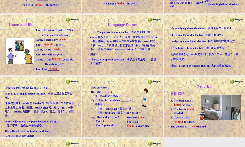 冀教初中英语七上《Lesson 27 Danny at Home》PPT课件 (1).ppt