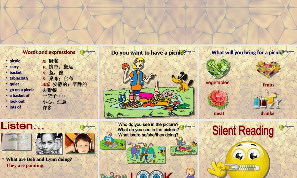 冀教初中英语七上《Lesson 28 A Family Picnic》PPT课件 (2).ppt