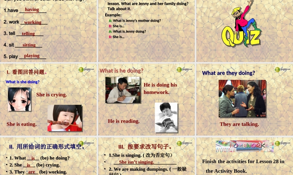 冀教初中英语七上《Lesson 28 A Family Picnic》PPT课件 (2).ppt