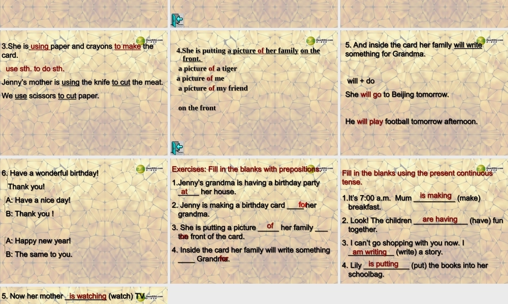 冀教初中英语七上《Lesson 29 A Birthday Card》PPT课件 (2).ppt