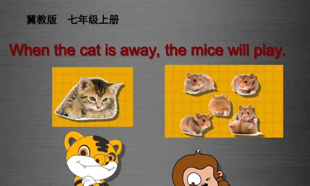 冀教初中英语七上《Lesson 33 Let's Go to the Zoo!》PPT课件 (4).ppt