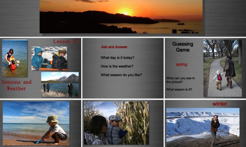 冀教初中英语七上《Lesson 37 Seasons and Weather》PPT课件 (3).ppt