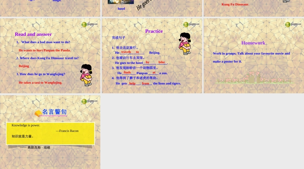 冀教初中英语七上《Lesson 36 Let's Go to the Movie Theatre!》PPT课件 (2).ppt