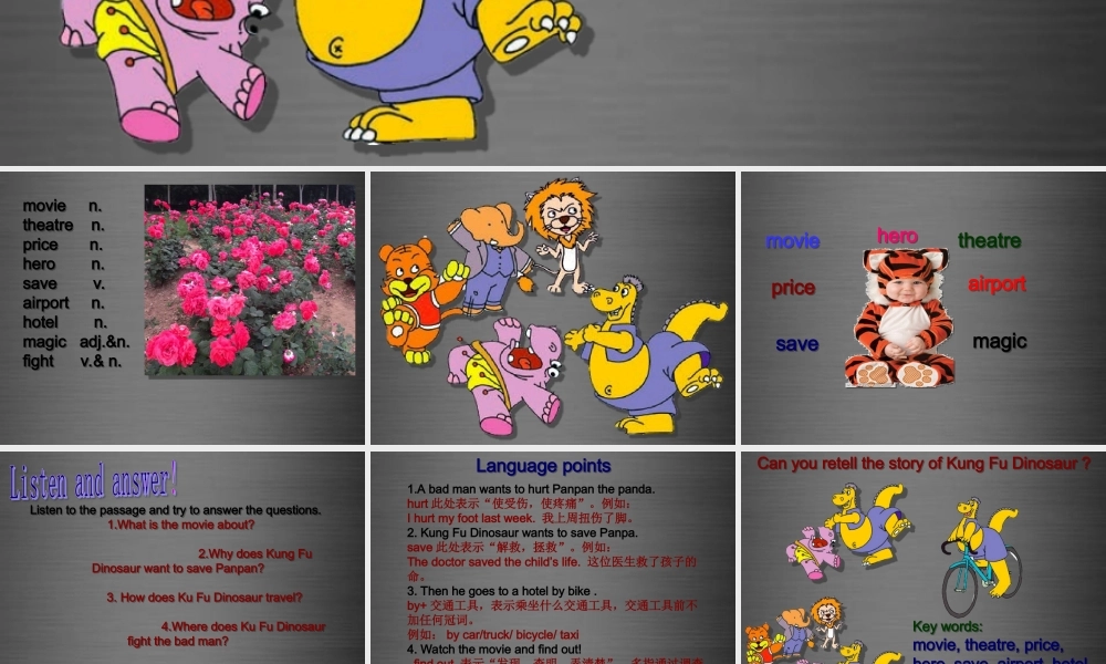 冀教初中英语七上《Lesson 36 Let's Go to the Movie Theatre!》PPT课件 (4).ppt