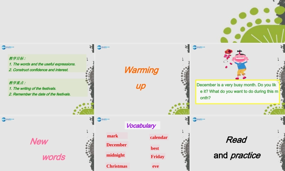 冀教初中英语七上《Lesson 38 Nick's Busy Month》PPT课件 (2).ppt