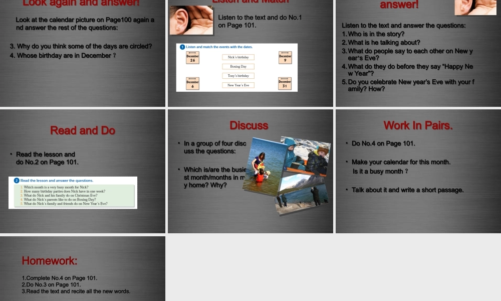 冀教初中英语七上《Lesson 38 Nick's Busy Month》PPT课件 (3).ppt