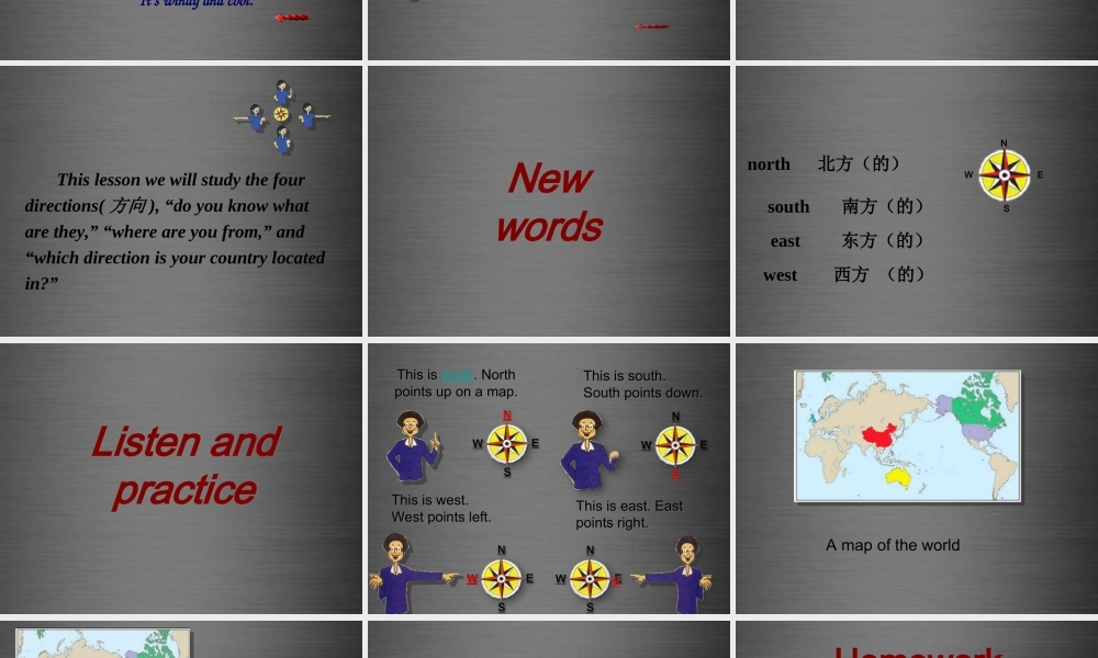 冀教初中英语七上《Lesson 43 Directions》PPT课件 (3).ppt