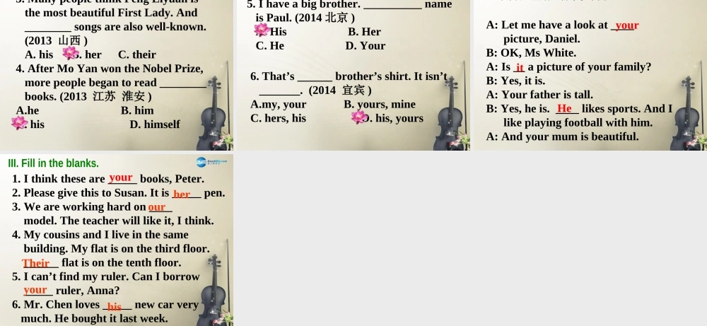 冀教初中英语七上《Unit 2 Colours and Clothes》PPT课件 (2).ppt