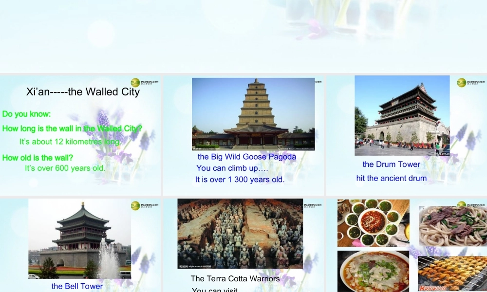 冀教初中英语七下《Lesson 3 A Visit to Xi'an》PPT课件 (1).ppt