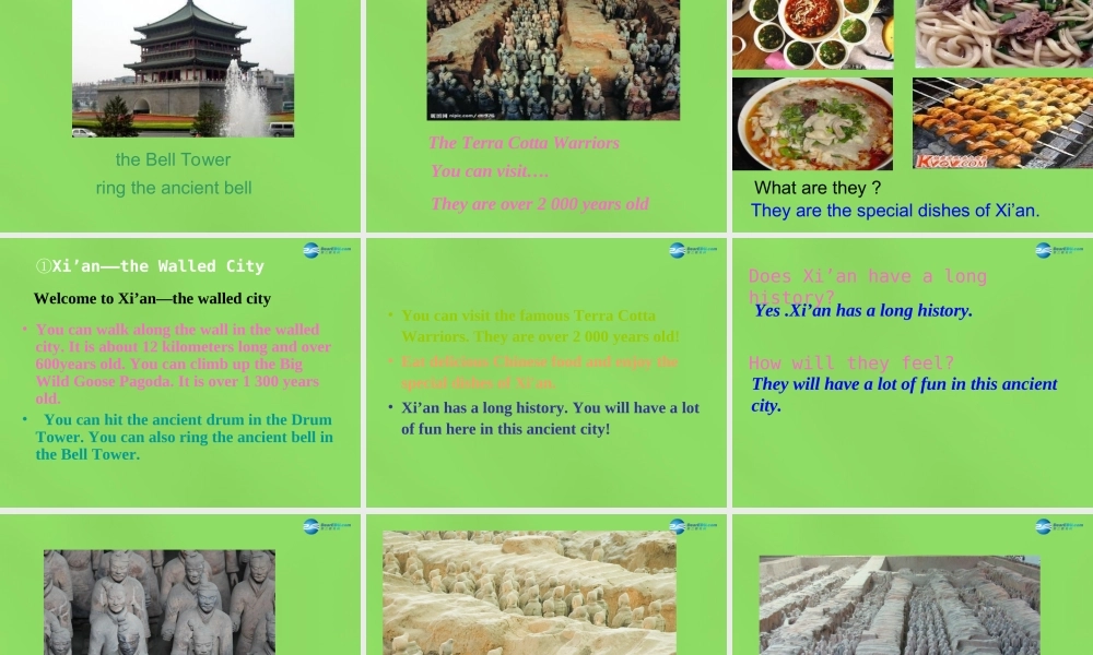 冀教初中英语七下《Lesson 3 A Visit to Xi'an》PPT课件 (2).ppt