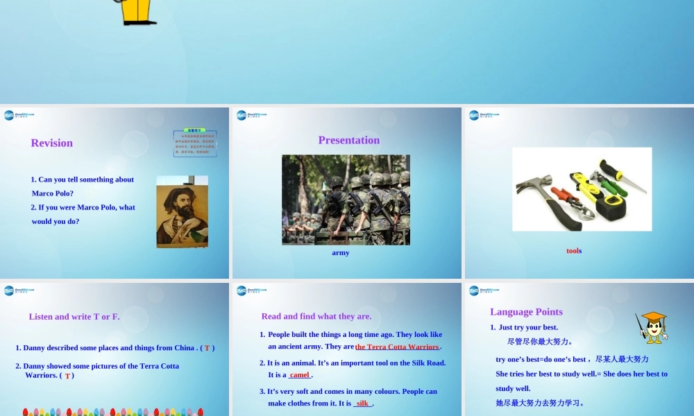 冀教初中英语七下《Lesson 9 Danny'sSchool Project》PPT课件.ppt