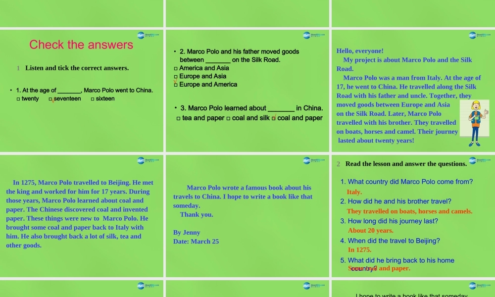 冀教初中英语七下《Lesson 8 Marco Polo and the Silk Road》PPT课件 (2).ppt