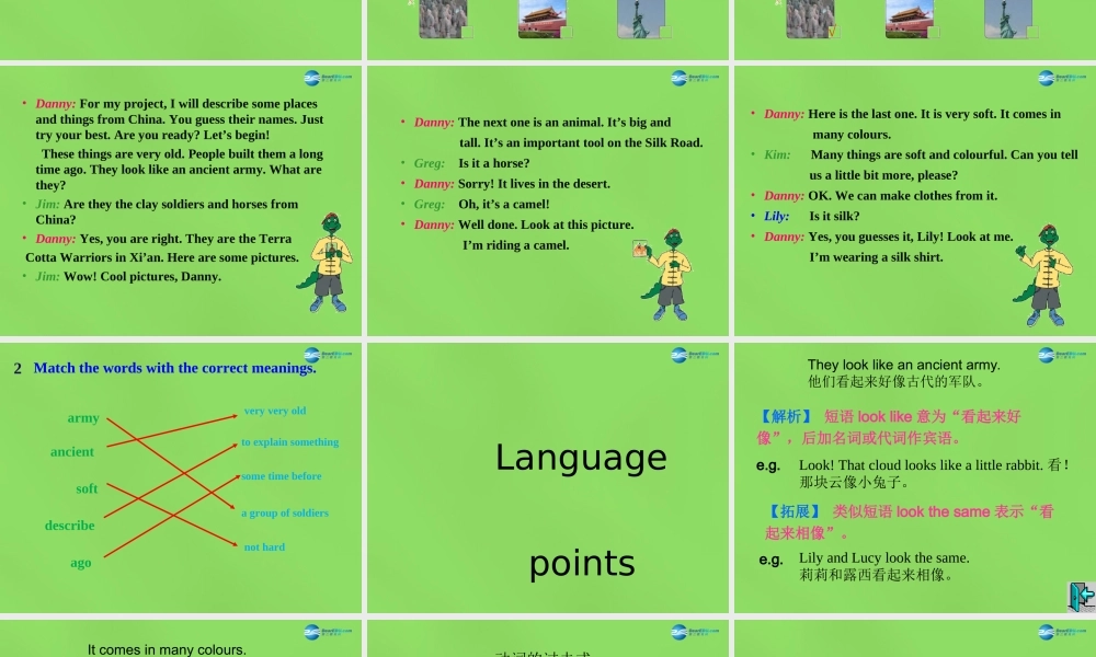 冀教初中英语七下《Lesson 9 Danny's School Project》PPT课件 (2).ppt