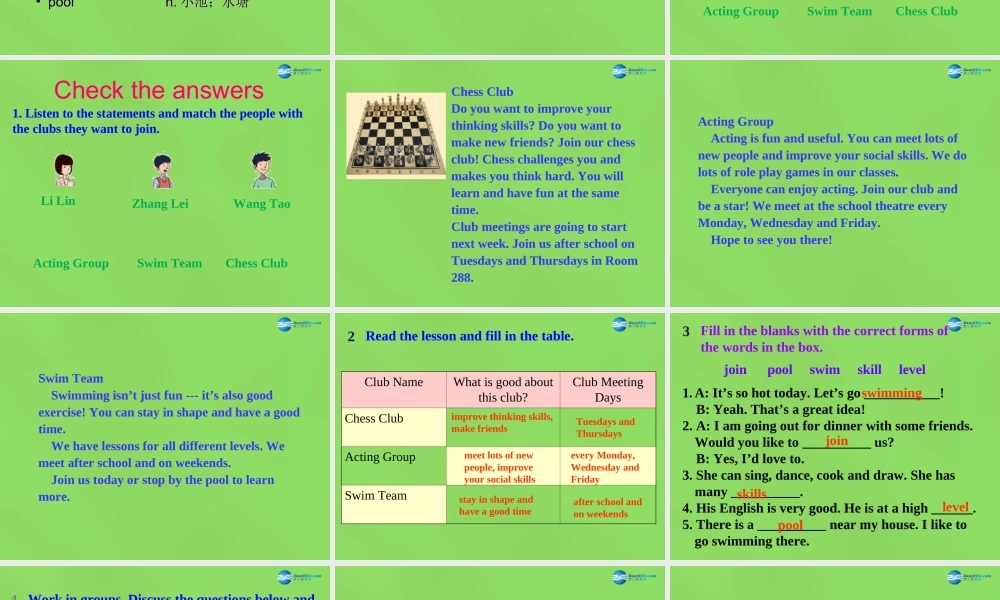 冀教初中英语七下《Lesson 20 Join Our Club!》PPT课件 (2).ppt