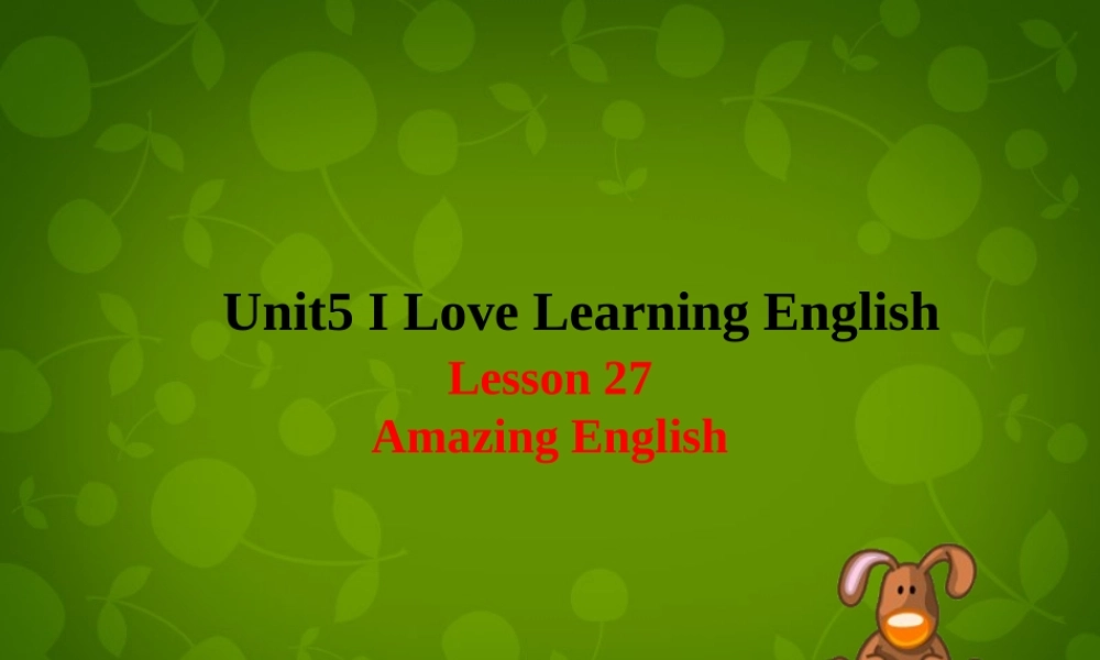 冀教初中英语七下《Lesson 27 Amazing English》PPT课件 (1).ppt