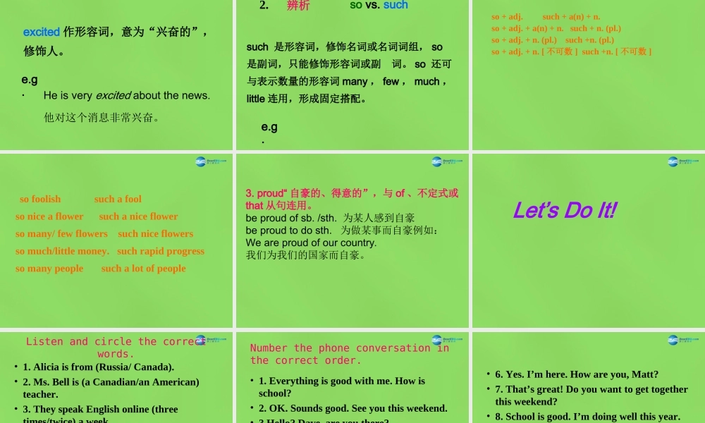 冀教初中英语七下《Lesson 26 Online Phone Calls》PPT课件 (4).ppt