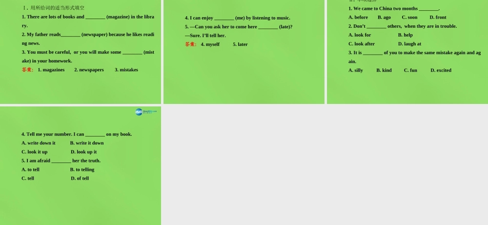 冀教初中英语七下《Lesson 28 How Do I Learn English》PPT课件 (1).ppt