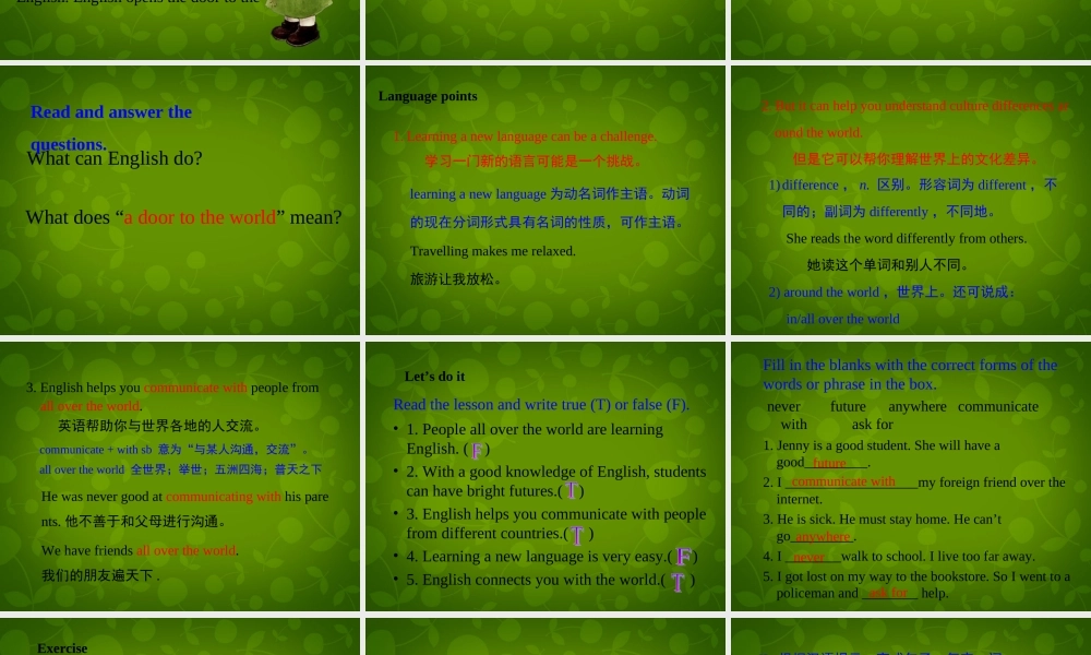 冀教初中英语七下《Lesson 29 A Door to the World》PPT课件 (5).ppt