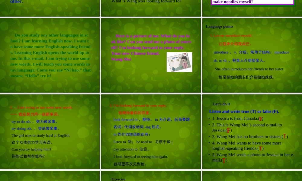 冀教初中英语七下《Lesson 30 Writing an E-mail in English》PPT课件 (5).ppt