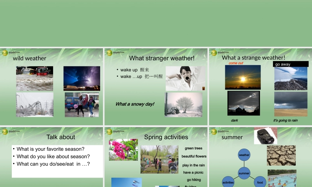 冀教初中英语七下《Lesson 31 What Strange Weather!》PPT课件 (2).ppt