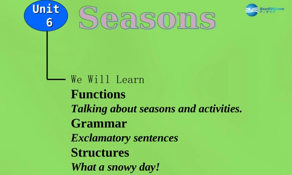 冀教初中英语七下《Lesson 32 I Can't Wait for Winter!》PPT课件 (4).ppt