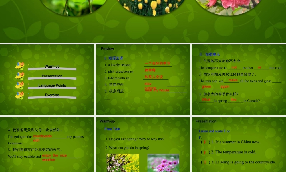 冀教初中英语七下《Lesson 36 Spring in China》PPT课件 (5).ppt