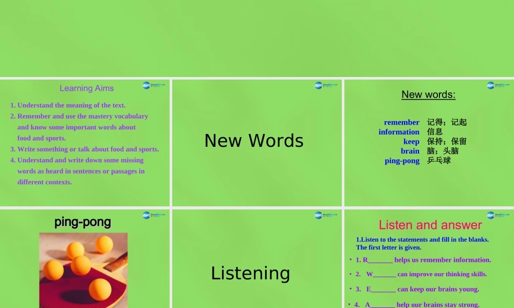 冀教初中英语七下《Lesson 38 Stay Healthy!》PPT课件 (4).ppt