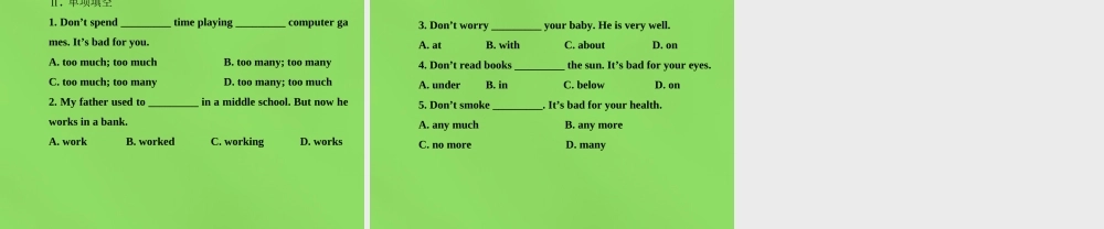 冀教初中英语七下《Lesson 40 Move Your Body》PPT课件 (1).ppt