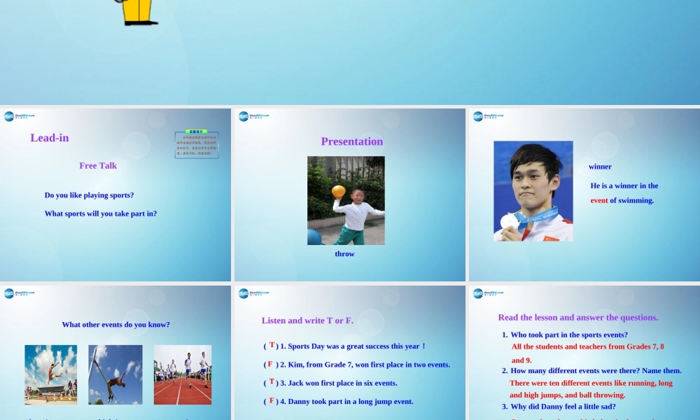 冀教初中英语七下《Lesson 39 Danny's Report》PPT课件 (4).ppt