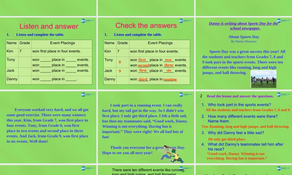 冀教初中英语七下《Lesson 39 Danny's Report》PPT课件 (5).ppt