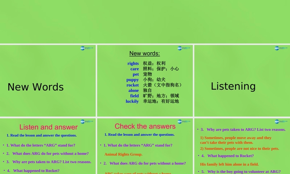 冀教初中英语七下《Lesson 44 Volunteering in Summer》PPT课件 (4).ppt