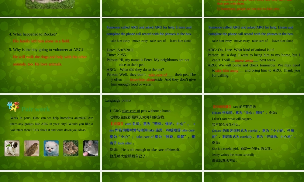 冀教初中英语七下《Lesson 44 Volunteering in Summer》PPT课件 (5).ppt