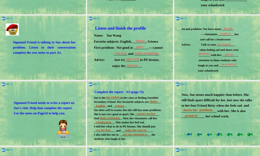 江苏省常州市溧阳市周城初级中学九年级英语上册 Unit 3 Teenage Problems课件1 .ppt