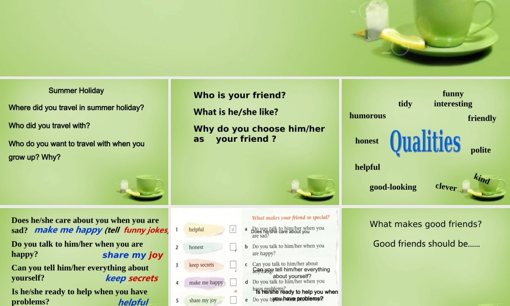 江苏省常州市钟楼实验中学八年级英语上册 Unit 1 Friends Welcome to the Unit课件.ppt