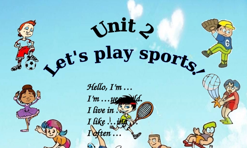江苏省常州市新北区实验学校七年级英语上册《Unit 2 Let's play sports》课件 .ppt