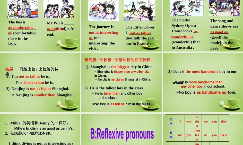 江苏省常州市钟楼实验中学八年级英语上册 Unit 3 A day out Grammar课件.ppt