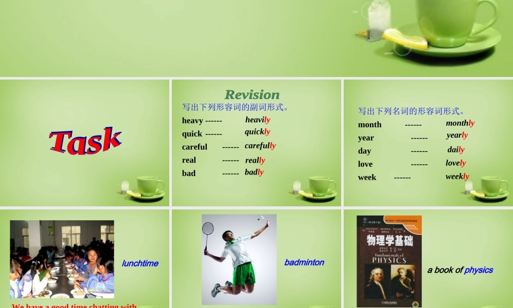 江苏省常州市钟楼实验中学八年级英语上册 Unit 2 School life Task课件.ppt