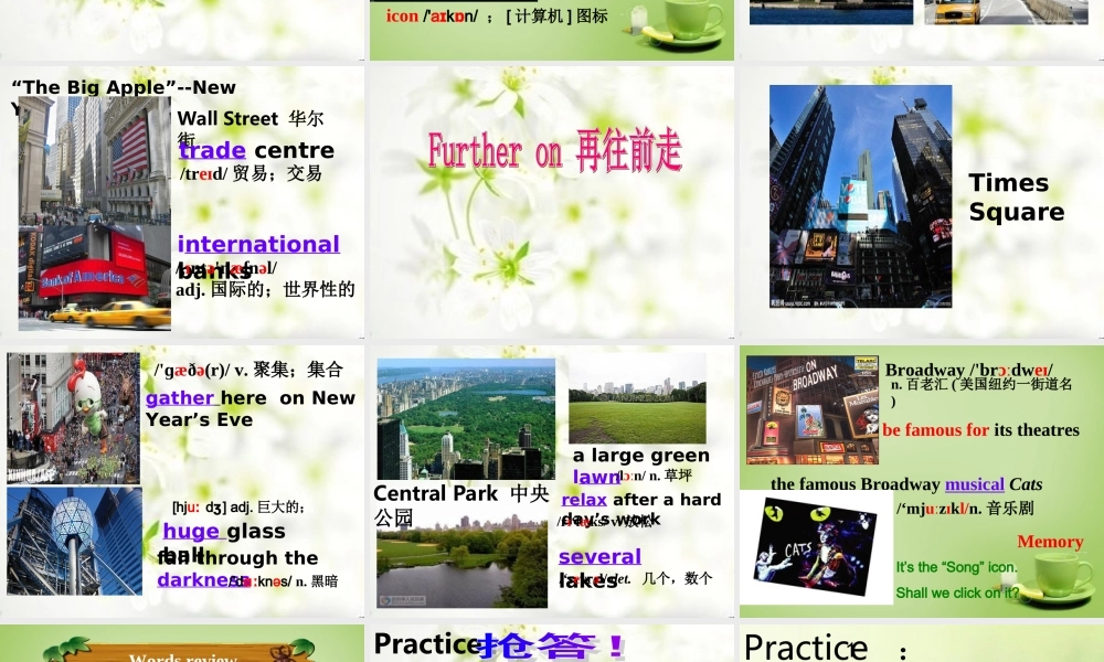 江苏省常州市钟楼实验中学八年级英语下册 Unit 3 Online tours Reading 1课件 .ppt