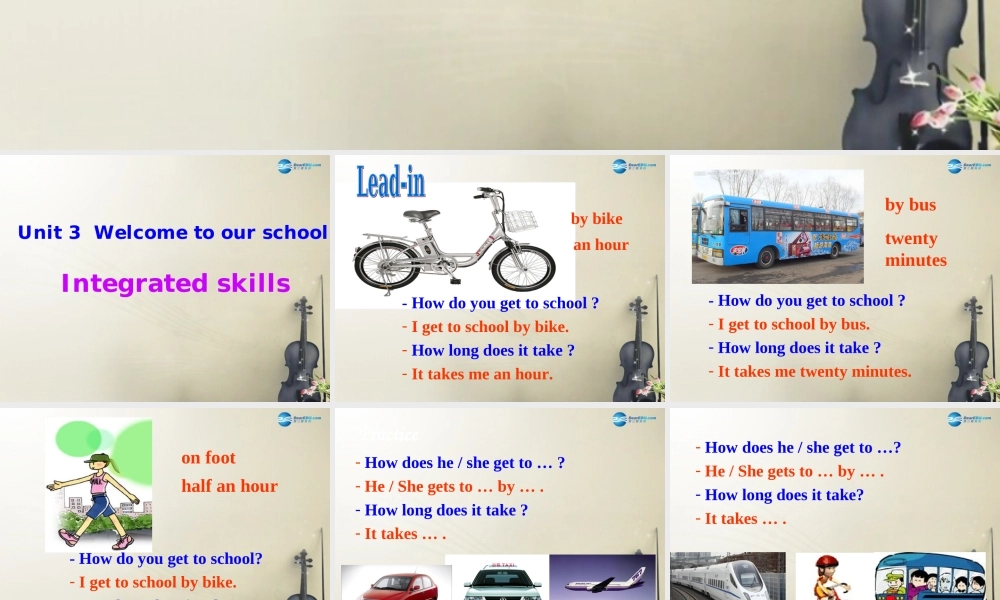 江苏省大丰市万盈第二中学七年级英语上册 Unit 3 Welcome to our school Integrated skills课件 .ppt