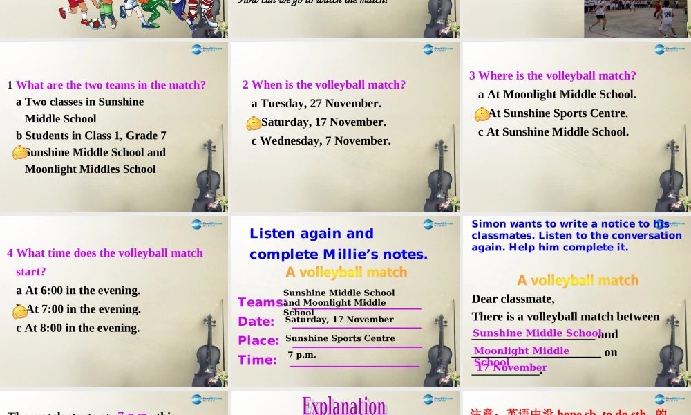 江苏省大丰市万盈第二中学七年级英语上册 Unit 4 My day Integrated skills课件 .ppt