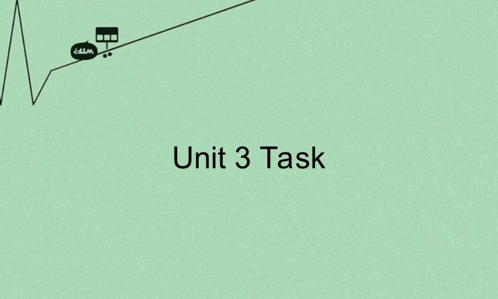 江苏省丹徒区世业实验学校七年级英语上册 Unit 3 Welcome to our school Task课件 .ppt